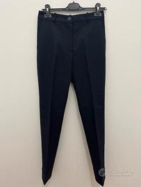 Pantaloni Classici Mango XS Colore Blu Pois