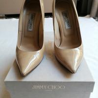 Décolleté vernice nude, Jimmy Choo, n. 39.5