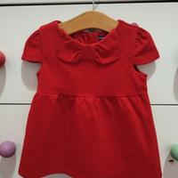 Vestito rosso 12 mesi