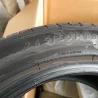 BMW X3 n.4 pneumatici usati DUNLOP 245/50 R18  tub