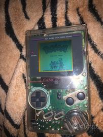 Game boy prima trasparente + 2 giochi (pokemon)