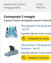 Thrustmaster TCA Quadrant Airbus Edition + Add-on.