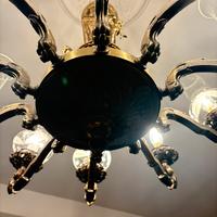 Lampadario in ottone