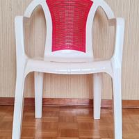 Sedie in plastica da giardino