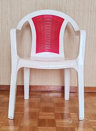Sedie in plastica da giardino