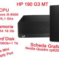 PC G3 HP 290 i5-8500 DDR4 16 Gb  SSD M2 256 + Sata