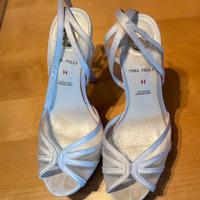 Scarpe bianche tacco 11