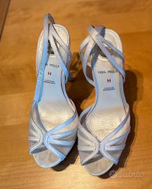 Scarpe bianche tacco 11