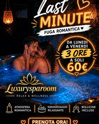 suite matrimoniale con Jacuzzi e sauna