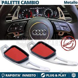 PALETTE Cambio al Volante per AUDI Acciaio Silver