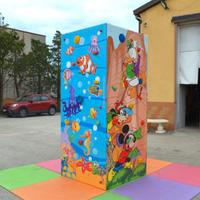 Parete Arrampicata Copri Colonna per Ludoteche