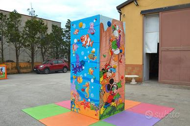 Parete Arrampicata Copri Colonna per Ludoteche