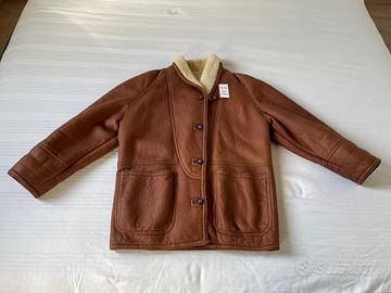 Cappotto di pelle marron Jane by Lincoln