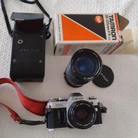CANON AE-1 con 2 Obiettivi