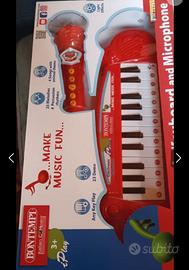 TASTIERA 24 TASTI CON MICROFONO KARAOKE