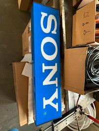 Insegna luminosa SONY vintage anni 80/90
