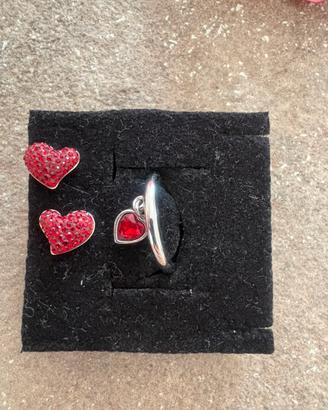 Orecchini e Anello Marca Swarovski