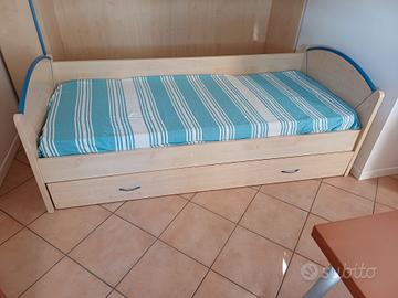 letto singolo che diventa matrimoniale 