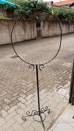 Portagabbia in ferro lavorato