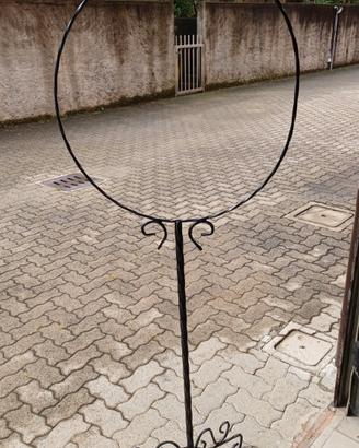 Portagabbia in ferro lavorato