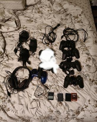 lotto accessori playstation 2 