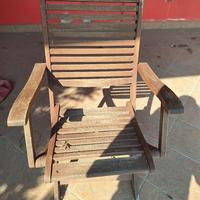 Sedie in legno da esterno