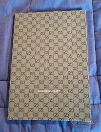 Quaderno Gucci piccolo verde con logo 