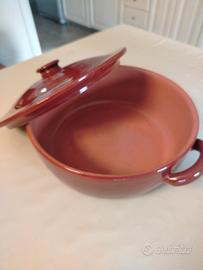 Casseruola Tegame Piral Albisola in  terracotta 