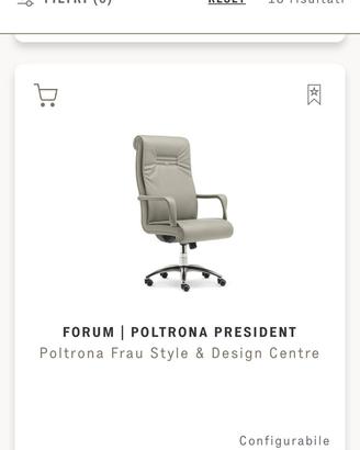 Poltrona ufficio Frau