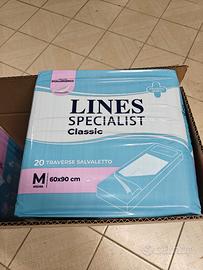 Traverse salva letto lines misura 60x90 . 4x20pz