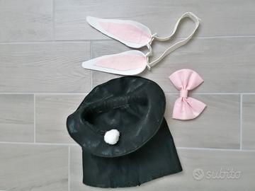 costume carnevale coniglietto dal cilindro 