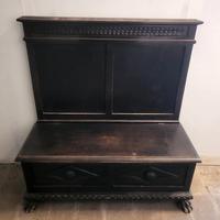 Cassapanca antica in legno 