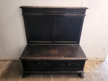 Cassapanca antica in legno 