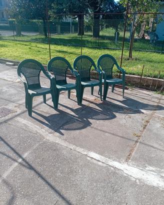 sedie da giardino