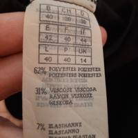 Gonna al ginocchio Co spacco centrale