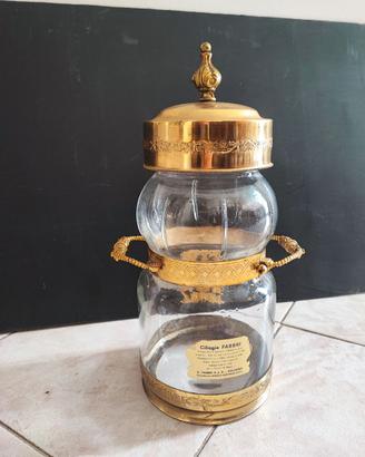 Vaso Fabbri Amarene Vintage – Decorazione Ottone –