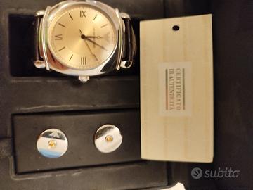 Orologio Emporio Armani e gemelli.