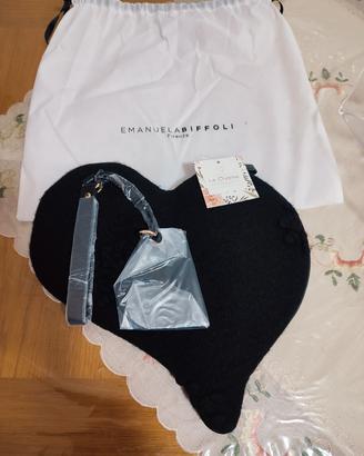Borsa pochette cuore