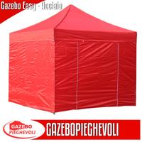 Gazebo 3x3 rosso pieghevole portatile impermeabile