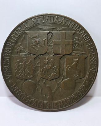 Medaglione Bronzo V  Agrumari  Reggio Mistruzzi