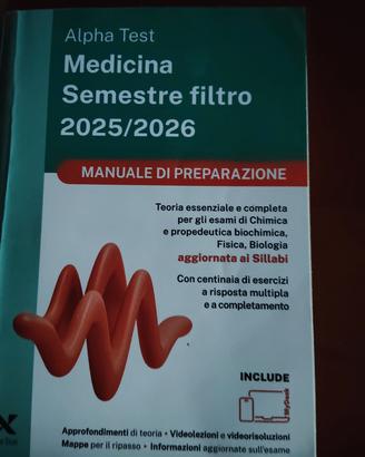 medicina semestre filtro 2025/2026