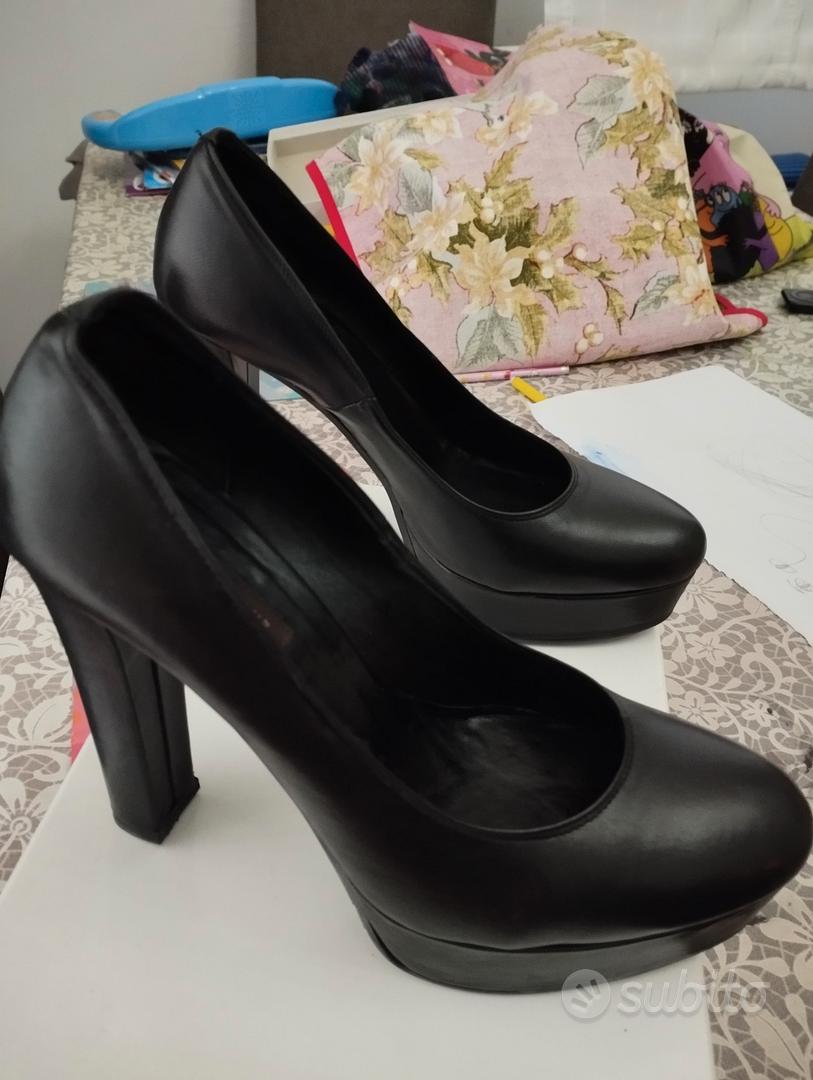 scarpe con tacco decollete donna nere 37 ottime Abbigliamento e Accessori In vendita a Salerno