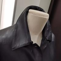 giacca in pelle  e pelliccia 