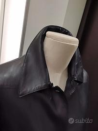 giacca in pelle  e pelliccia 