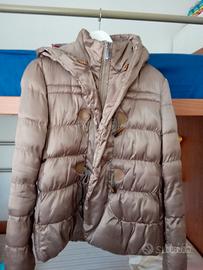 Giubbino giubbetto piumino color oro