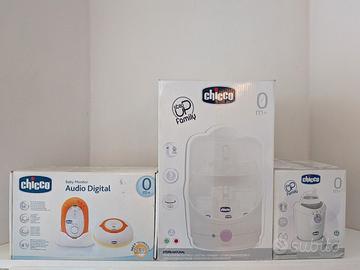 scaldabiberon, sterilizzatore, baby monitor Chicco