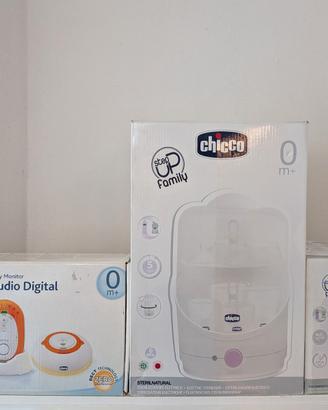 scaldabiberon, sterilizzatore, baby monitor Chicco
