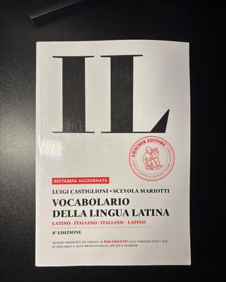 Vocabolario Lingua Latina