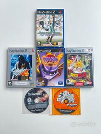 Lotto 6 giochi ps2 dragon ball z spyro tekken