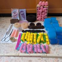 Set per acconciare i capelli in vari modi.